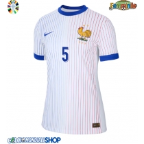 Maglie da calcio Francia Jules Kounde #5 Seconda Maglia Femminile Europei 2024 Manica Corta